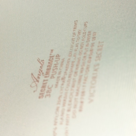 Vintage VS Angel Wing Bra 38C - Picture 5 of 6